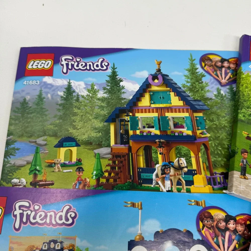 LEGO Friends Instruction Manuals Lot 41684 41683‎ 41716 Grand Hotel Forest Horse